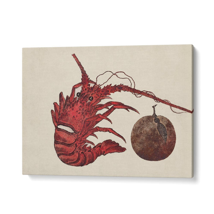 JAPANESE LOBSTER (1615–1868) BY KATSUSHIKA HOKUSAI, JAPANESE PAINTINGS