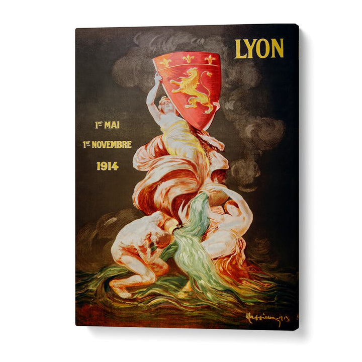 LYON INTERNATIONAL EXHIBITION (1914)  , VINTAGE PAINTINGS