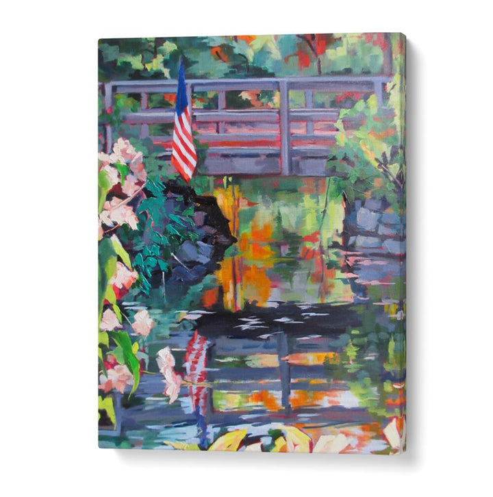 JULY 4 IN PRINCETON , LANDSCAPE PAINTINGS