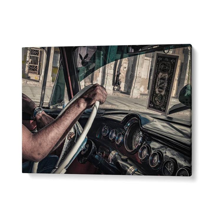 ABSTRACT painting - DRIVER by Asianmonk