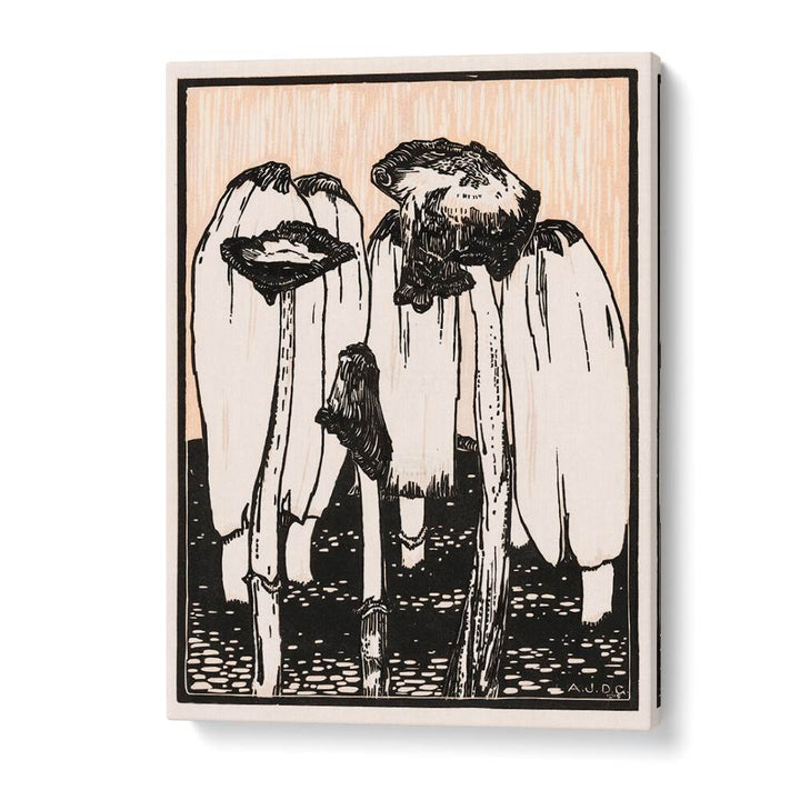 INK MUSHROOMS (1915)  , VINTAGE PAINTINGS