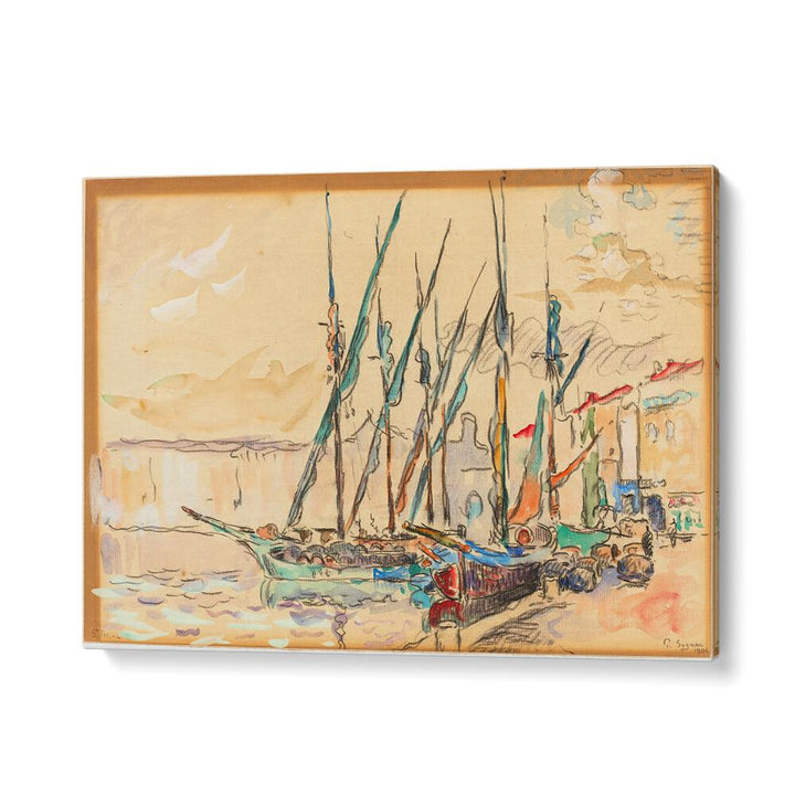 ST. TROPEZ (1906) , VINTAGE PAINTINGS