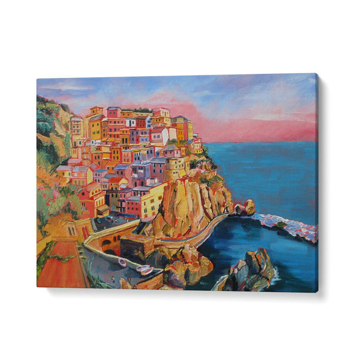 CINQUE TERRE , LANDSCAPE PAINTINGS