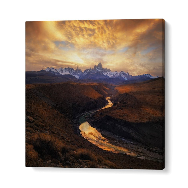 VIEW FROM THE GORGE BY YAN ZHANG , LANDSCAPE PHOTO PRINTS