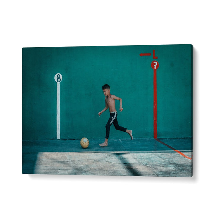 ABSTRACT painting - FOOTBALL by Asianmonk