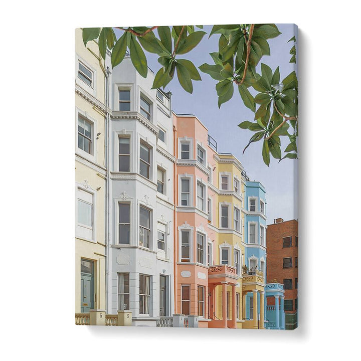 PASTEL HOUSES , STREET PHOTOGRAPHY ART PRINTS