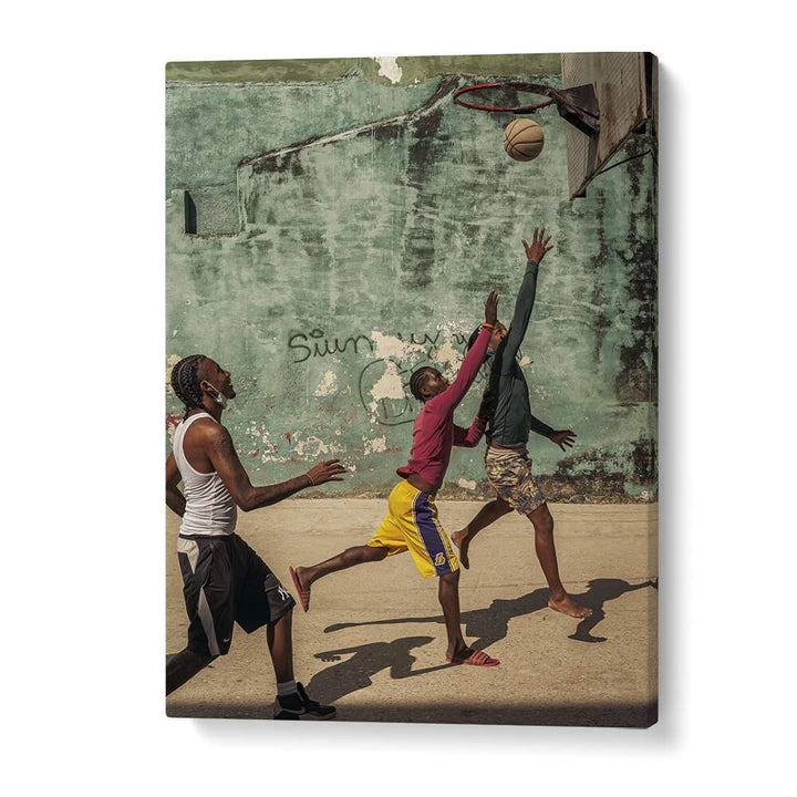 Christian Meermann painting - PLAYING BASKETBALL II by Asianmonk