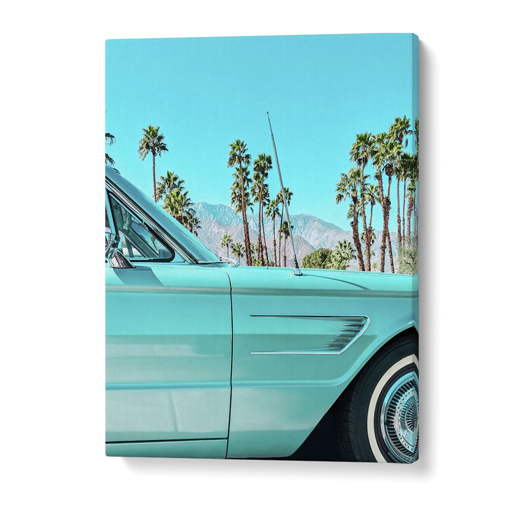 surreal painting - TEAL THUNDERBIRD IN PALM SPRINGS by Asianmonk