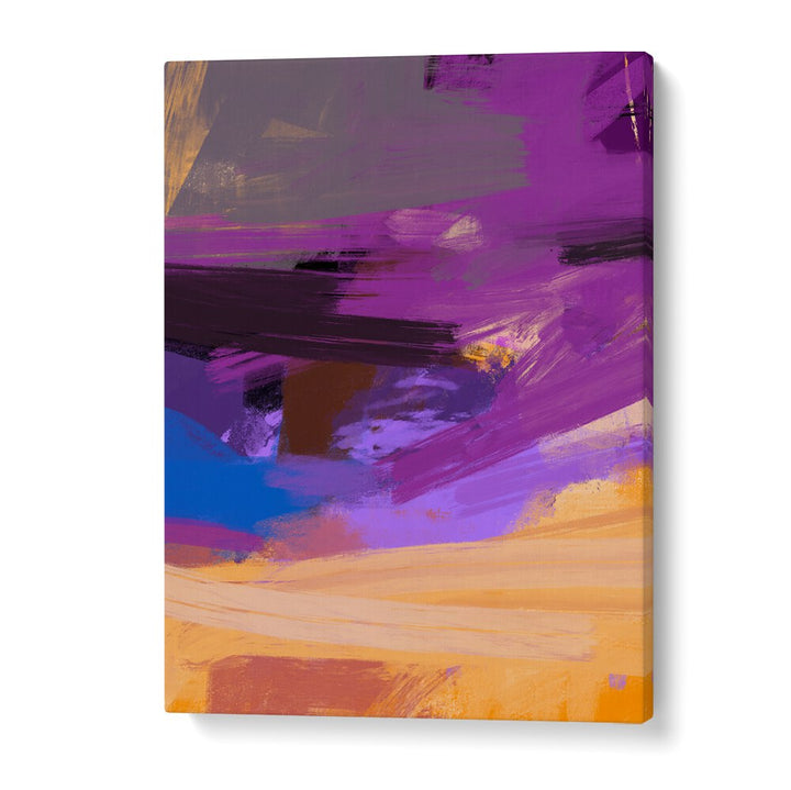 Vibrant ABSTRACTION WITH DRAMATIC SKY II, ABSTRACT PAINTINGS, enhances any space with its captivating colors and expression.