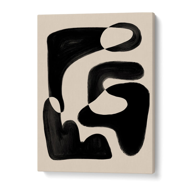 Stunning ABSTRACT BEIGE BLACK , ABSTRACT PAINTINGS featuring a modern blend of beige and black hues for elegant decor.