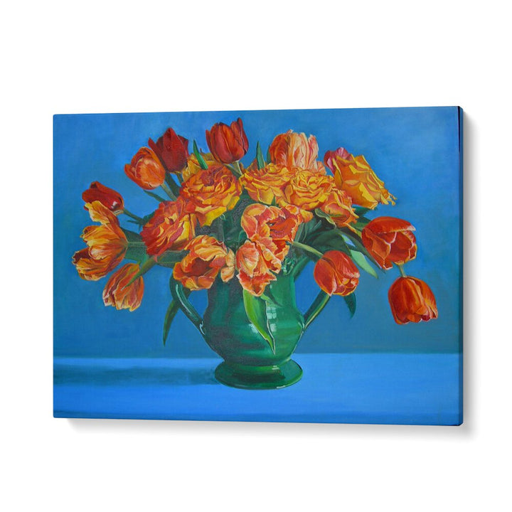 TULIPS , FLORAL FLOWER PAINTINGS