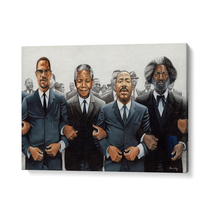 Empower your space with "STRENGTH IN NUMBERS, AFRICAN ART PAINTINGS" showcasing unity and resilience.