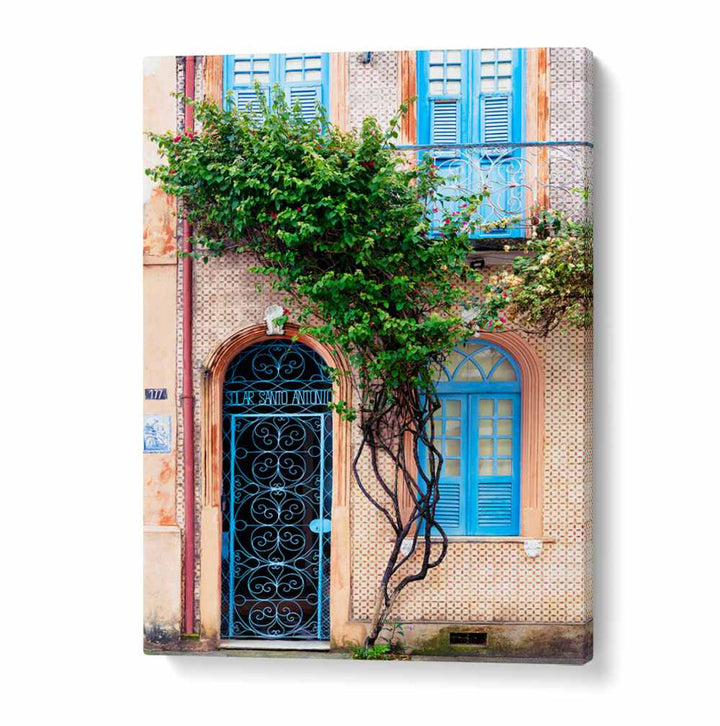 COLONIAL FACADE IN SALVADOR DE BAHIA   , BEACH PAINTINGS