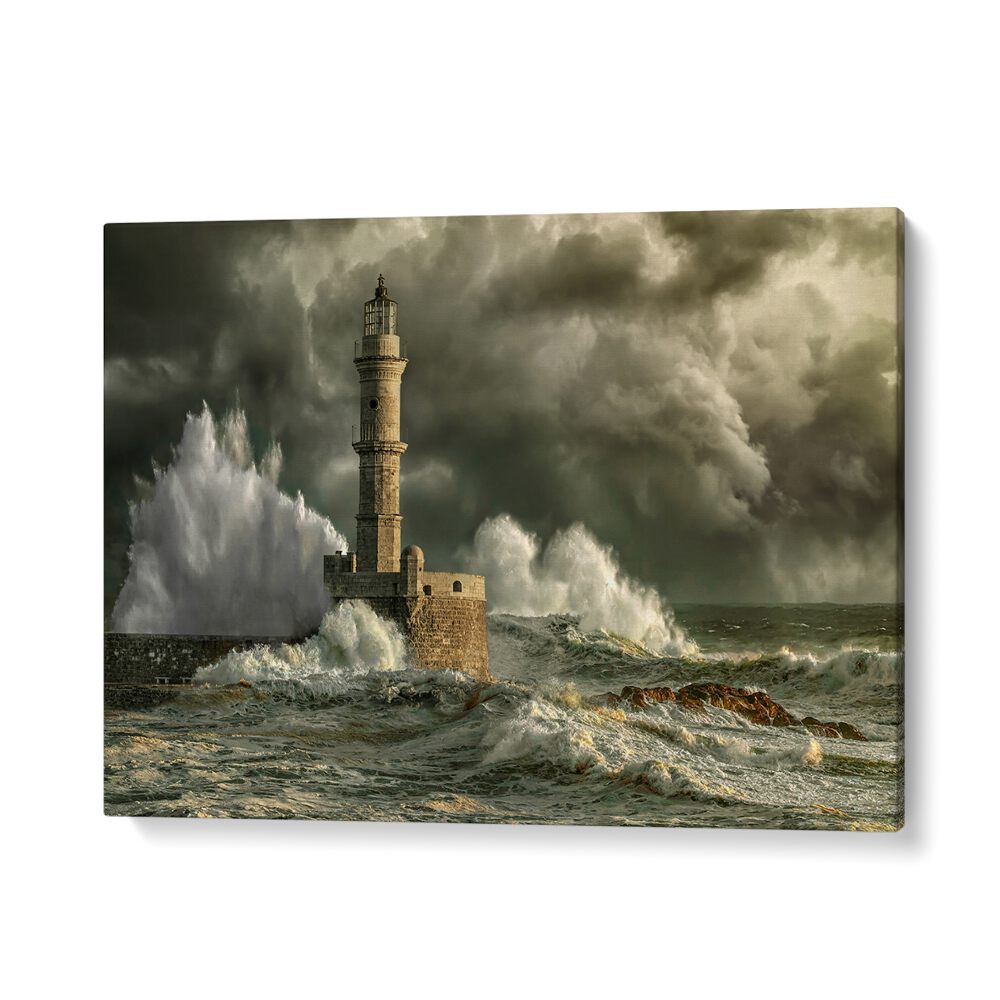 ABSTRACT painting - CHANIA STORM by Asianmonk