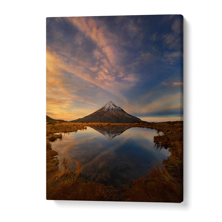 MOUNT TARANAKI WINTER SUNRISE BY YAN ZHANG , LANDSCAPE PHOTO PRINTS