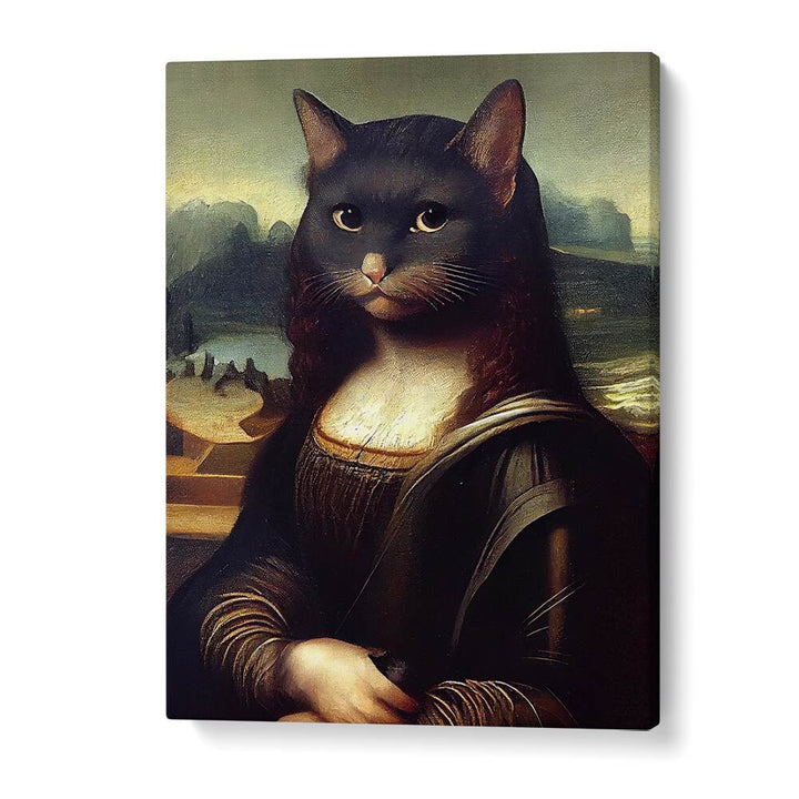 MEOWLISA BY DIKHOTOMY , ALTERED ART PRINTS