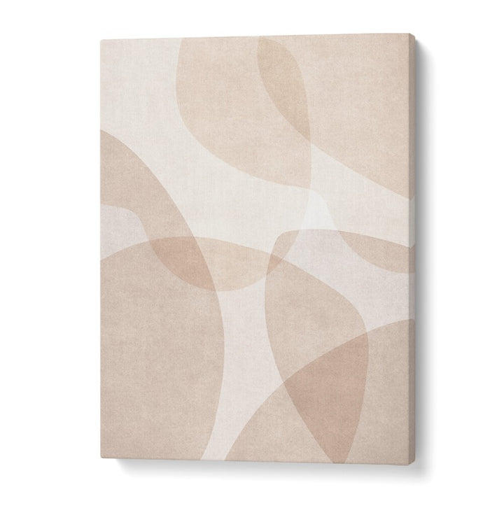 ABSTRACT BEIGE GEOMETRIC ART