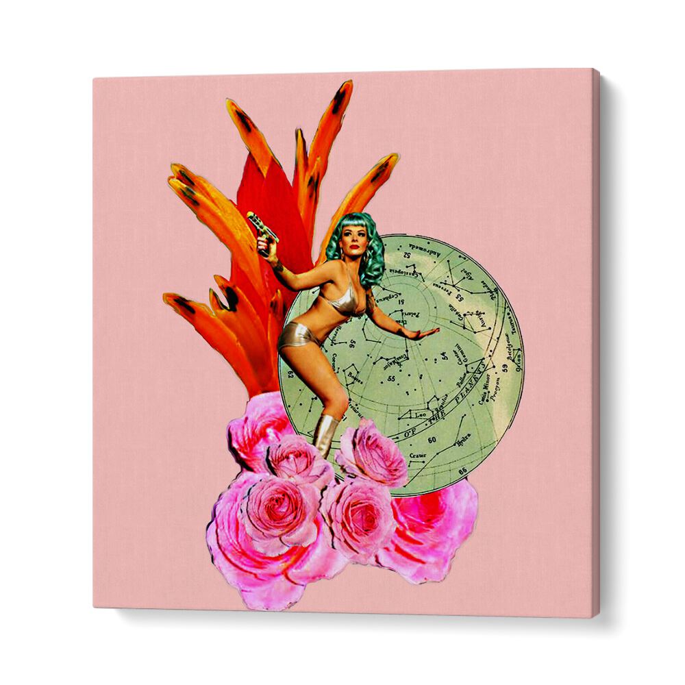 Vibrant GIRL POWER IV, PORTRAITS artwork showcasing empowerment and style, perfect for modern women's collections.