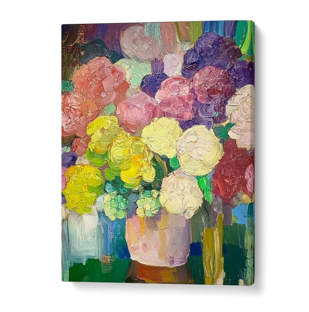 Vibrant blooms in a beautifully crafted vase, showcasing the exquisite FLOWER IN A VASE III for elegant home decor.