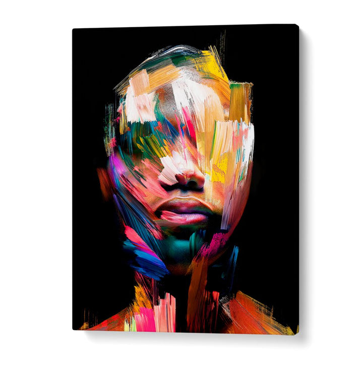 Faceless XII, abstract paintings by Philippe Hugonnard, showcase vibrant colors and innovative design for modern decor.