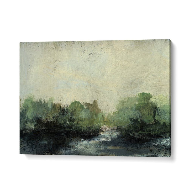 Forest Stream Abstract Paintings feature vibrant colors and serene nature, perfect for transforming your space.