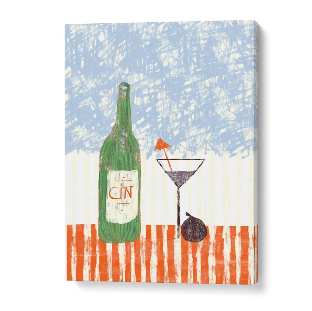 CIN CIN IV Kitchen Posters add vibrant style to your culinary space with artistic depictions of gin and cocktails.