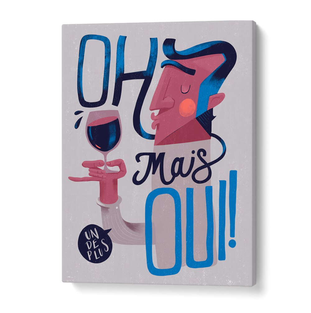 Stylish OH MAUS OUI, BAR art piece, blending playful elegance and modern charm for your café or bar decor.