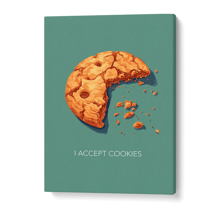 I ACCEPT COOKIES BY ANDREAS MAGNUSSON,  CAFE ART PRINTS , CAFE POSTERS