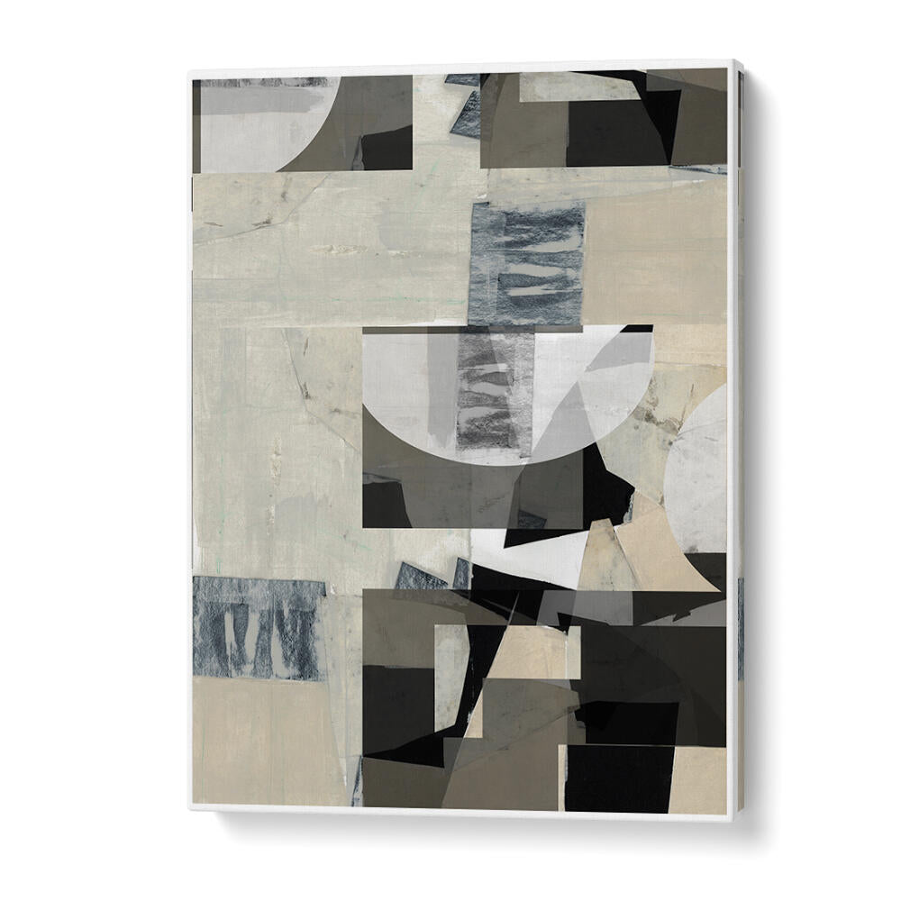 Sophisticated MONOCHROME COMPOSITION NO III, ABSTRACT PAINTINGS adds modern elegance to any decor. Perfect for your space.