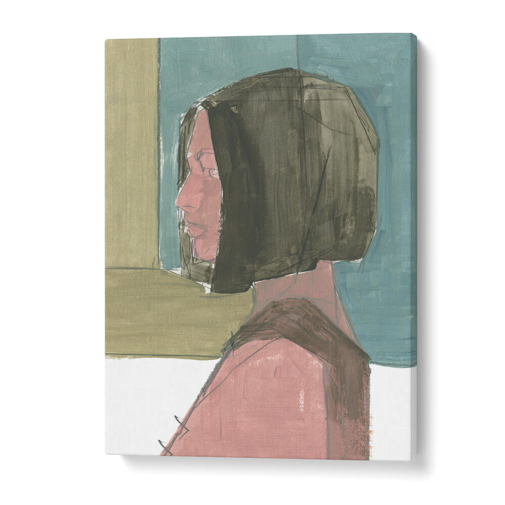 Captivating FEMALE PORTRAIT I, PORTRAITS showcasing abstract emotional expressions in a stunning art piece.