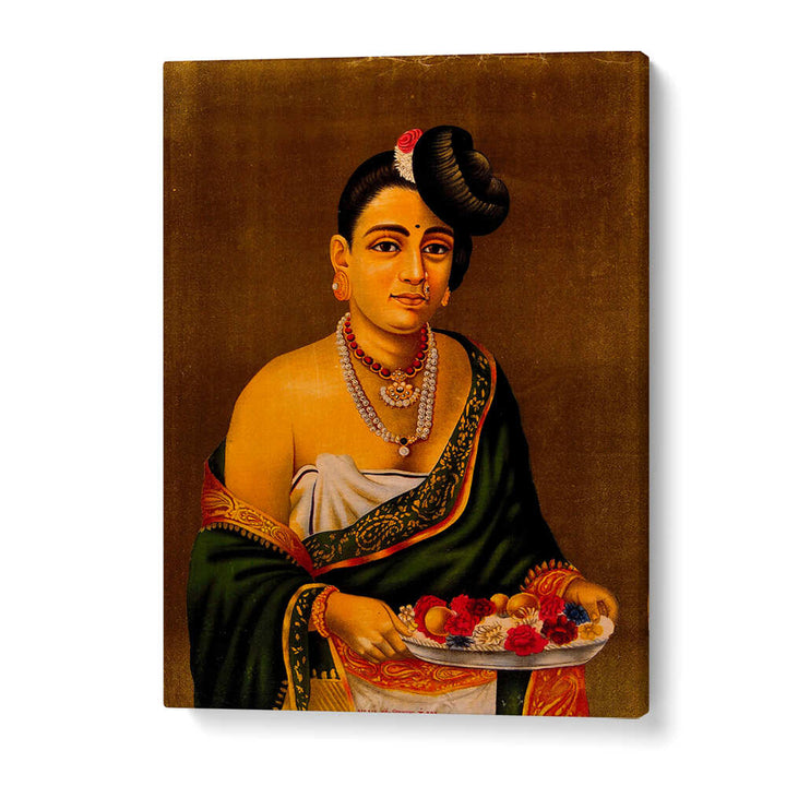 A NAYAR LADY WITH DISTINCTIVE HAIRSTYLE