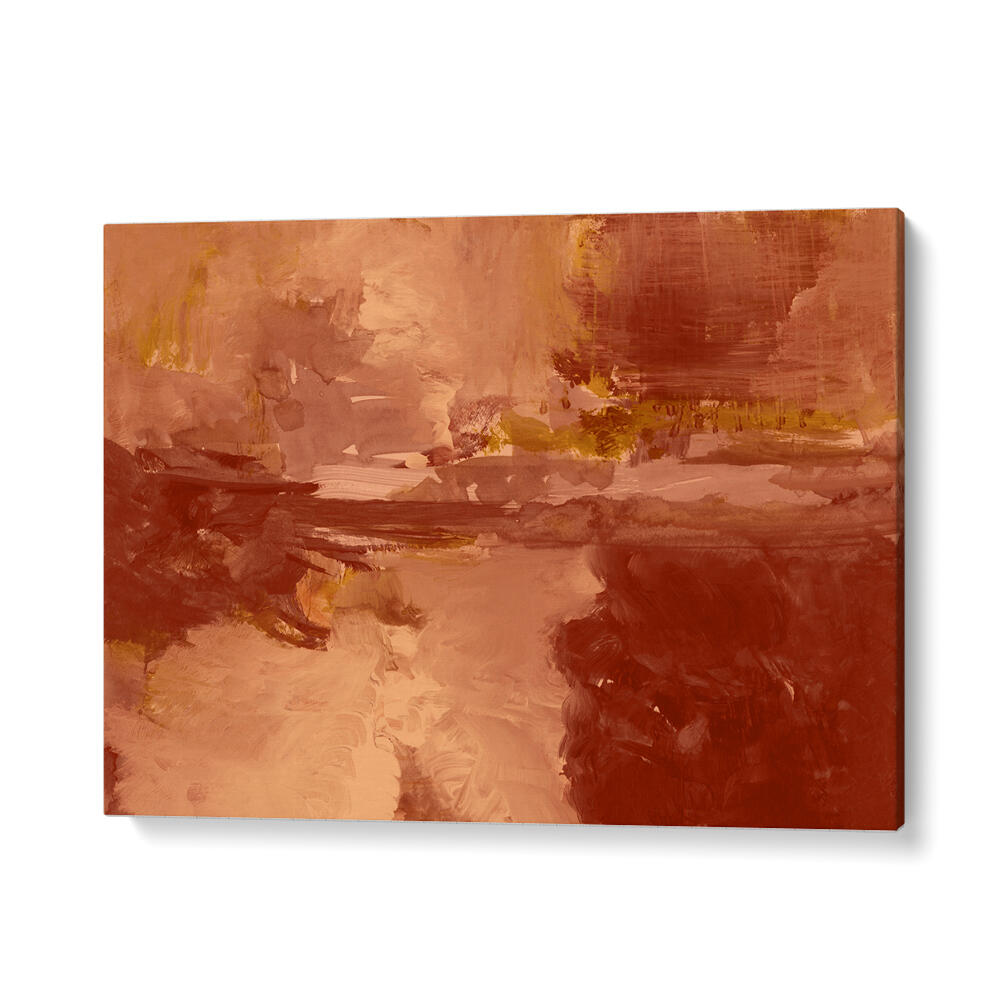 Vibrant hues in A PEACEFUL PANORAMA, ABSTRACT PAINTINGS create a serene oasis for your living space.