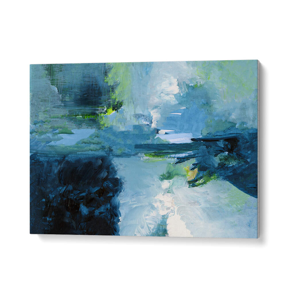 Experience tranquility with A QUIET REFLECTION II, ABSTRACT PAINTINGS, showcasing serene colors and textures.