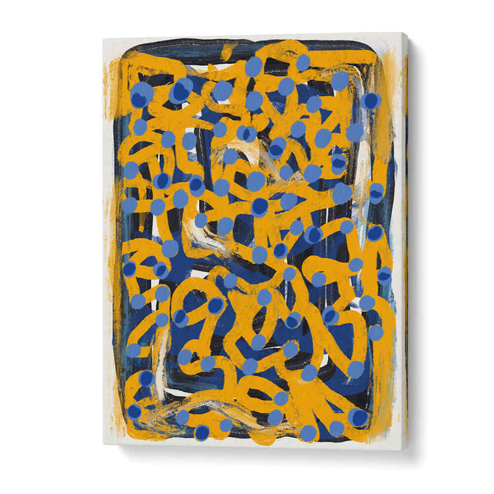 BLUE POLKA DOT , ABSTRACT PAINTINGS