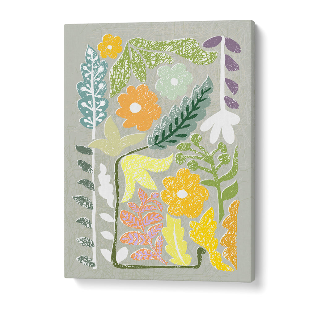 ABSTRACT FLORAL GARDEN