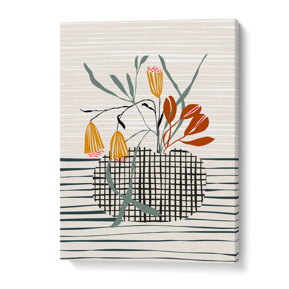 ABSTRACT FLORAL STILL LIFE