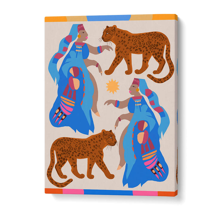 AFRICAN MYTHOLOGY , PATTERN ART PRINTS