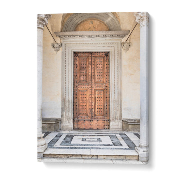 ANCIENT BROWN DOOR