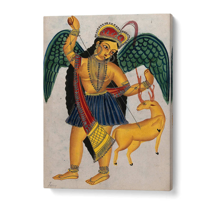 APSARA WITH PET DEER