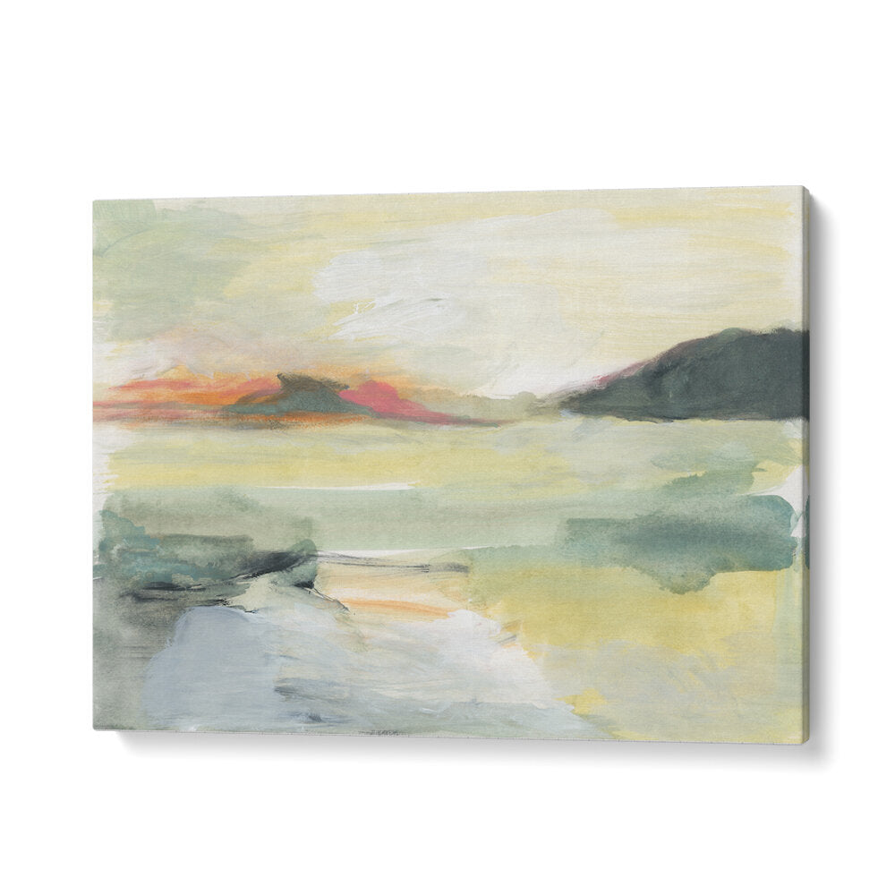 Beautiful AQUARELLE Landscape Paintings featuring soft hues, perfect for adding tranquility to your space.