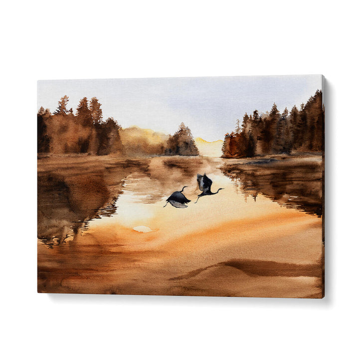 AUTUMN PASSAGE , LANDSCAPE PAINTINGS