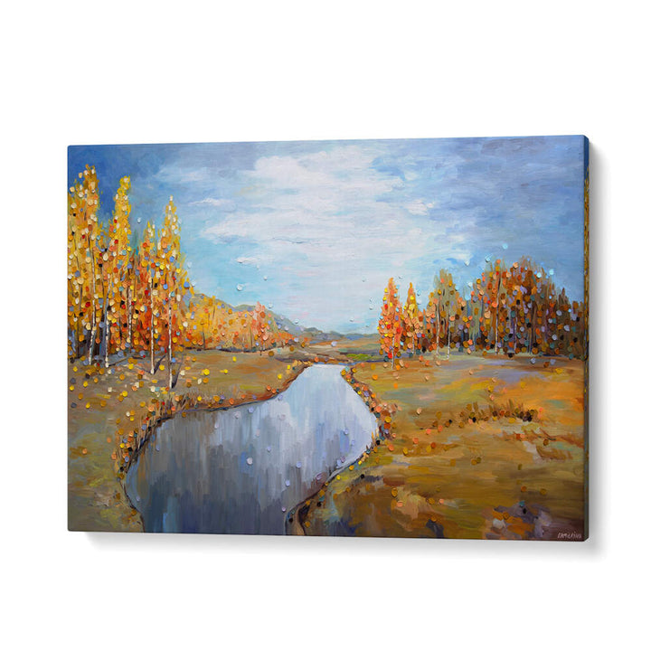 AUTUMN , MODERN IMPRESSIONISM PAINTINGS