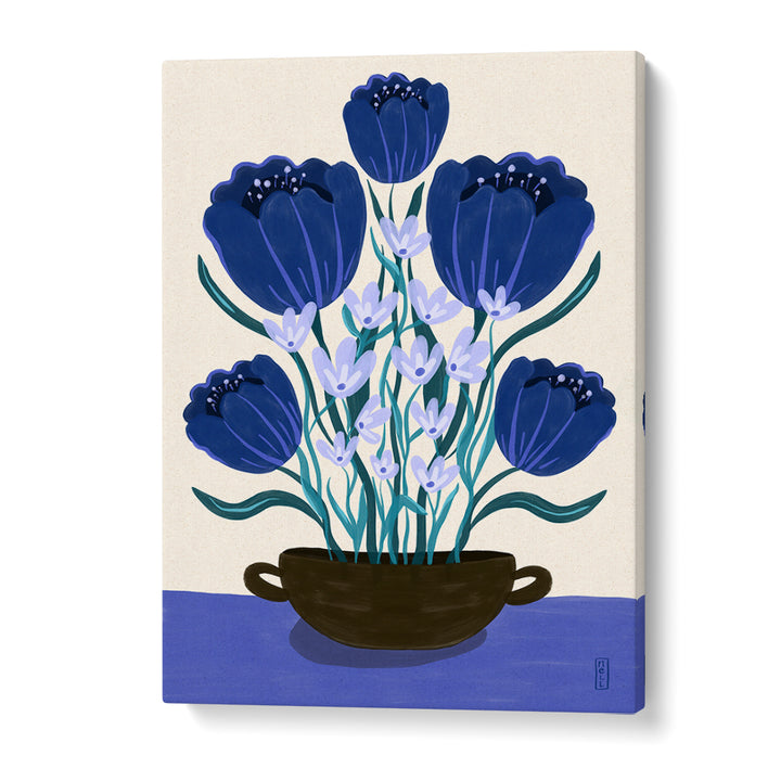 BLUE FLORAL ARRANGEMENT