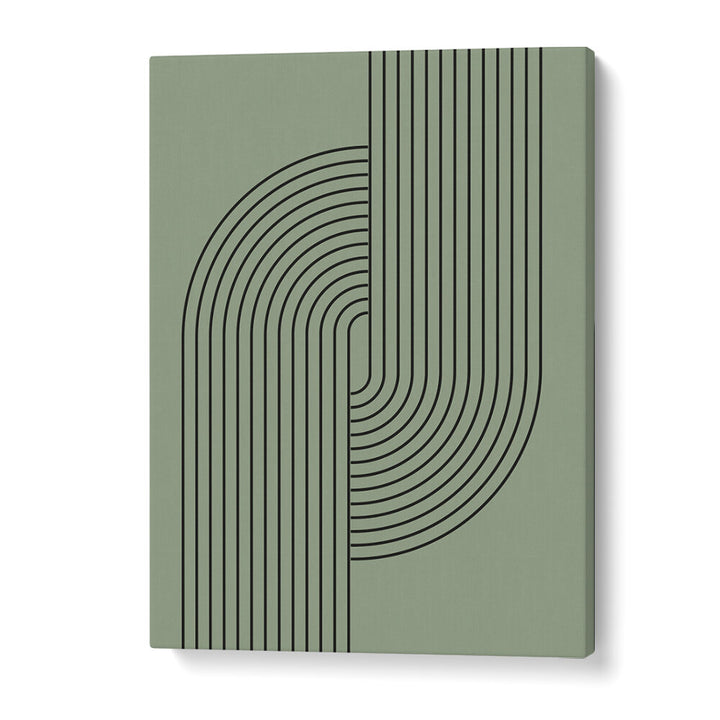 BAUHAUS BOHO SAAGE GREEN V , BOHO ART PAINTINGS