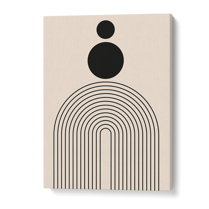 BAUHAUS BOHO BLACK III , BOHO ART PAINTINGS