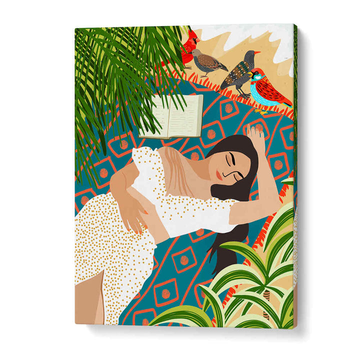 BEACH. READ. SLEEP. REPEAT , PORTRAITS & FIGURATIVE ILLUSTRATIONS
