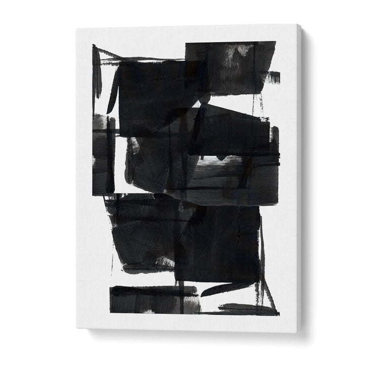 Stunning ABSTRACT COMPOSITION VIII, a captivating piece in black and white, perfect for elevating any space.