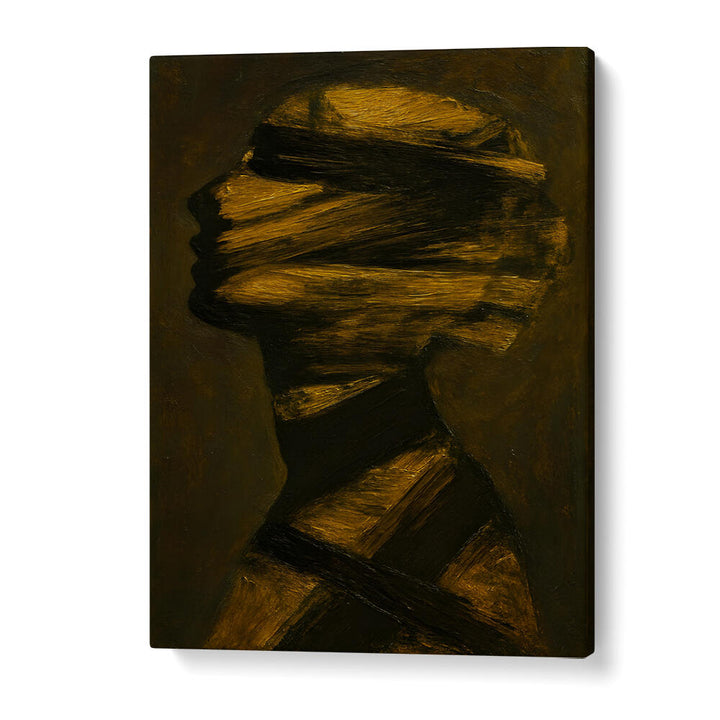 BLINDFOLDED WHISPER , EXPRESSIONISM PAINTINGS