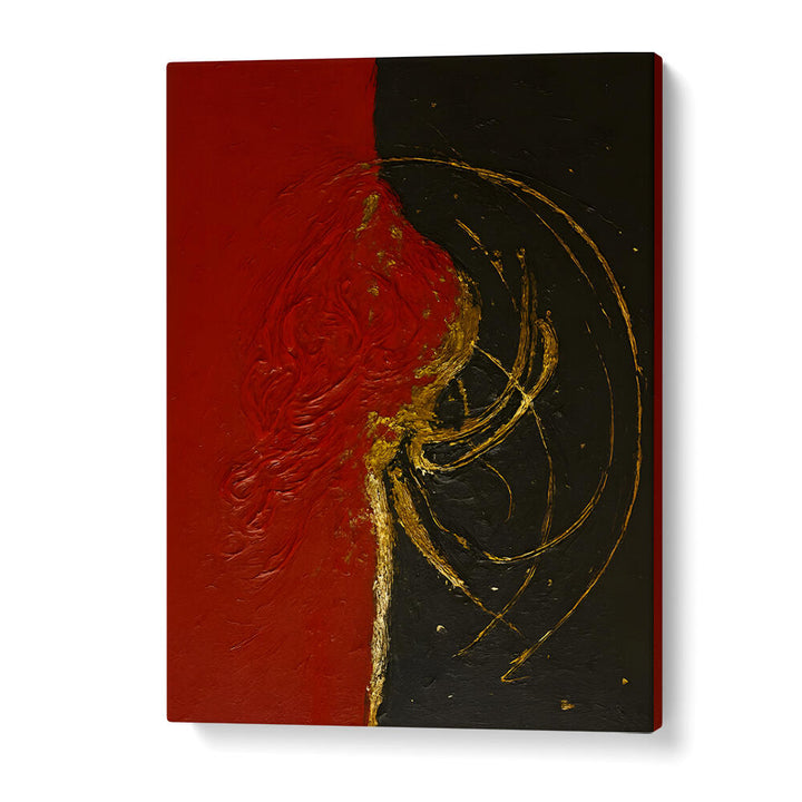 BLOOD AND GOLD SPIRAL , EXPRESSIONISM PAINTINGS