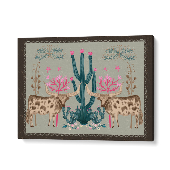 BLOOMING DESERT LONGHORNS
